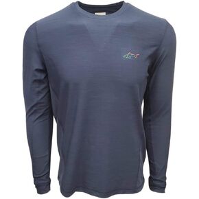 Greg Norman Men's Play Dry Long Sleeve Crewneck T-Shirt in Saudi Arabia