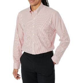 Brooks Brothers Men's Regular Fit Non-Iron Stretch Button-Down Collar Dress Shirt in Kuwait