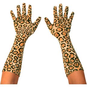Seeksmile Leopard Spandex Gloves in Kuwait