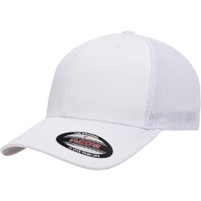 Flexfit Standard Ultrafibre Airmesh Fitted Trucker Hat, Royal, Small-Medium in Kuwait