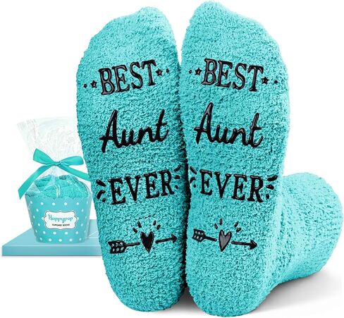 HAPPYPOP Best Gifts for Aunt Auntie Gifts Cool Aunt Gifts Cool Aunt Gifts, Aunt socks Best Aunt Ever Gifts Mothers Day Gifts for Aunt in Kuwait