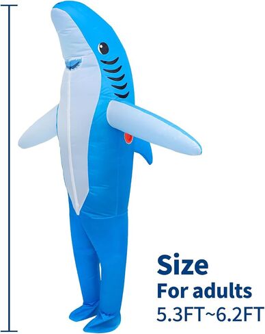 XUANNIAO Inflatable Animal Costume Halloween Cosplay Dress,Cosplay Party Dress Air Blow-up Deluxe Costume - Adult in Kuwait