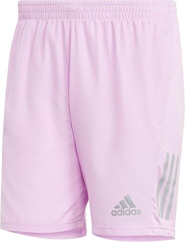 adidas Men's Standard Own The Run Shorts, Grey Six/Reflective Silver, X-Large in Kuwait