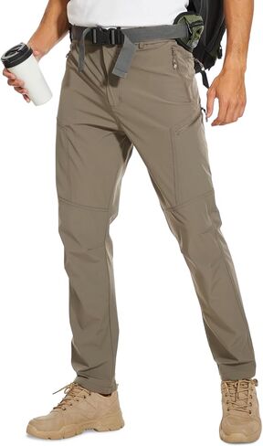 Arunlluta Hiking Pants for Men, Hiking Travel Pants Water-Resistant Mens Work Pants Stretch Quick Dry Lightweight in Kuwait