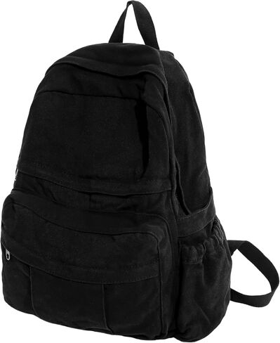 GAXOS Laptop Backpack for Women Travel Canvas Backpack for Women Vintage Green Aesthetic Backpack for School in Kuwait