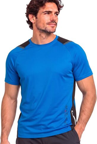 Spyder Men's Athletic T-Shirt - Active Performance Sports Tee - Dry Fit Short Sleeve Shirt (S-XL) in Kuwait