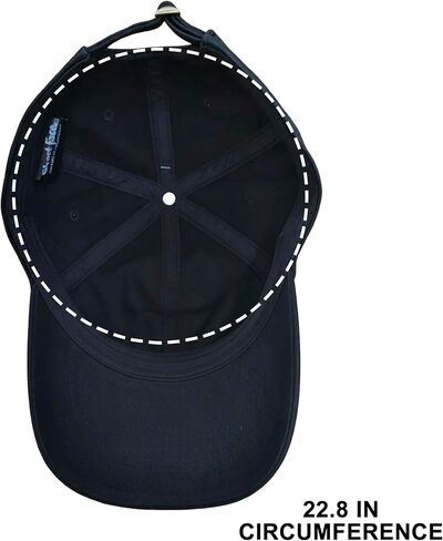Ghostface Dad Plain Black Embroidered Patch Hat with pre-Curved Bill for Men in Kuwait