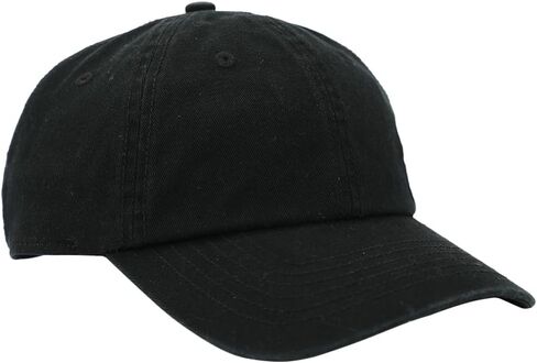 Ghostface Dad Plain Black Embroidered Patch Hat with pre-Curved Bill for Men in Kuwait