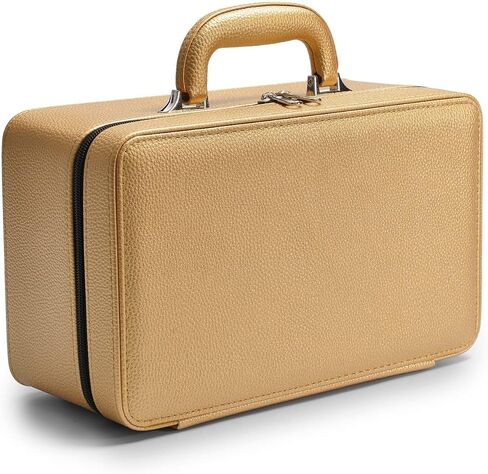 Oirlv Black Leather Travel Jewelry Box Jewelry Storage Case in Kuwait