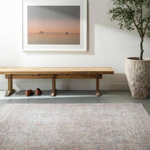 Livabliss x Becki Owens Margot Medallion Area Rug , 2'2" x 3'9", Dusty Coral in Kuwait