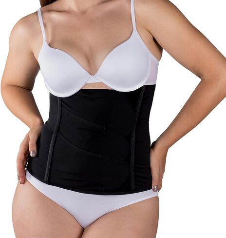 MISTY PHASES Postpartum Belly Wrap Support Belt, Belly Band Wrap For Recovery, Postpartum Fajas Abdominal Binder For Women (Brown, X-Large) in Kuwait