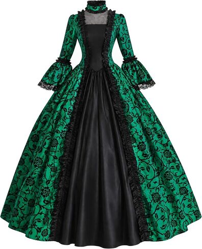 Abaowedding Women's Victorian Rococo Dress Inspiration Maiden Costume Vintage Dress in Kuwait