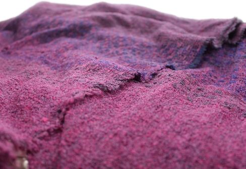 Ruana for Women Lambswool 54" x 72" Wild Berry Irish Made in Kuwait