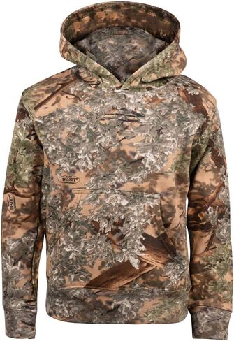 King's Camo Boys' Kck215 Kids Classic Hunting Cotton/Poly Blend Camo Pullover Hoodie in Kuwait