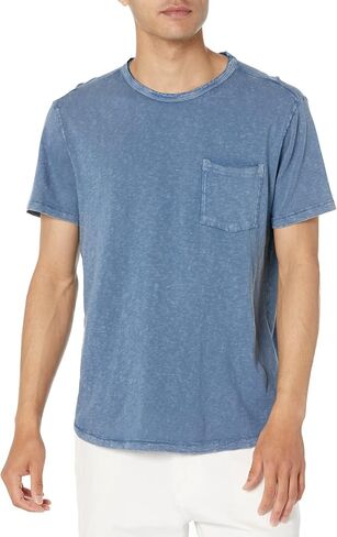 John Varvatos Men's Cooper Short Sleeve Crew Neck Tee Shirt in Kuwait