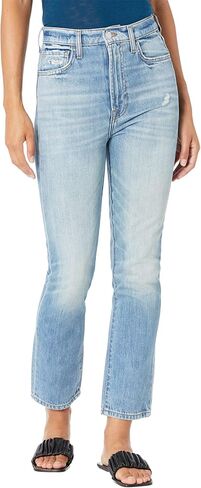 7 For All Mankind Easy Slim Cropped in Palma Rosa/Destroy in Saudi Arabia