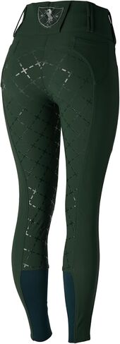 HORZE Desiree Womens Silicone Full Seat Breeches with Belt Loops in Kuwait