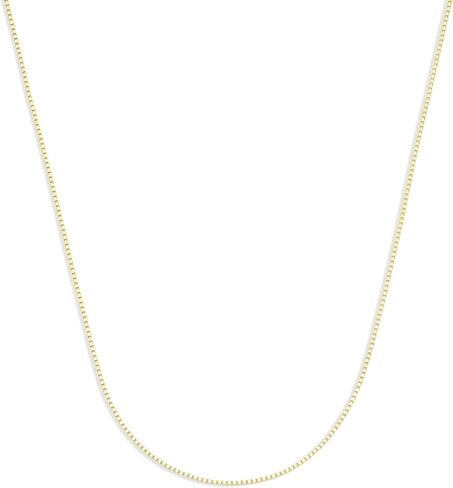 Amazon Essentials Sterling Silver 1.2mm Box Chain in Kuwait