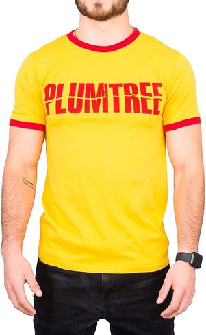 Plumtree Scott Pilgrim Band Logo Gold T-Shirt Tee in Saudi Arabia