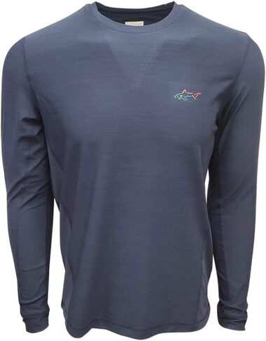 Greg Norman Men's Play Dry Long Sleeve Crewneck T-Shirt in Kuwait