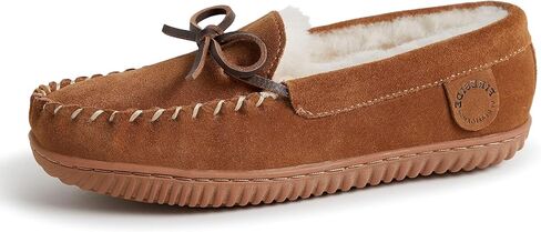 Fireside by Dearfoams Women's Alice Springs Genuine Shearling Indoor/Outdoor Moccasin in Kuwait