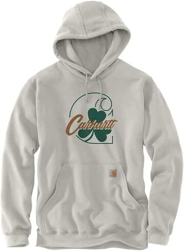 Carhartt Men's 105231 Loose Fit Midweight Hooded Shamrock Sweatshirt in Kuwait