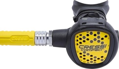 Cressi Octopus Compact for Scuba Diving Regulators - Compact, Reliable, Light and Comfortable - Made in Italy by Cressi - Quality Since 1946 in Kuwait