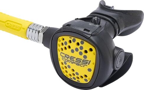 Cressi Octopus Compact for Scuba Diving Regulators - Compact, Reliable, Light and Comfortable - Made in Italy by Cressi - Quality Since 1946 in Kuwait