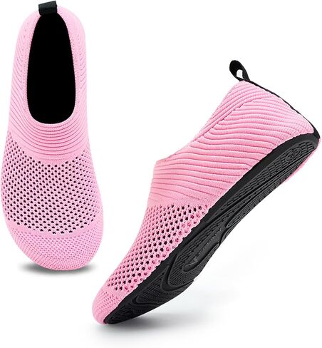 ANLUKE Water Shoes for Women Men Quick-Dry Swim Shoes for Pool & Beach | Breathable knit upper with a flexible barefoot feel; ideal for pool, beach, swim, yoga or slippers. in Kuwait