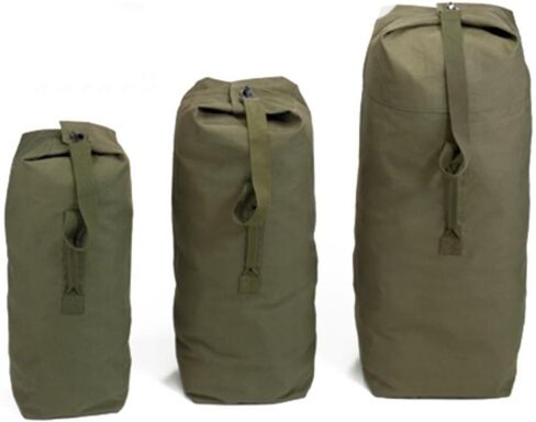 Rothco Top Load Canvas Duffle, 30" x 50", Olive Drab in Kuwait