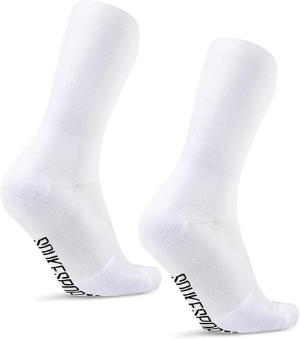 Souke Sports Crew Cycling Socks for Men and Women, Breathable Cushioned Moisture Wicking Athletic Compression Socks in Kuwait