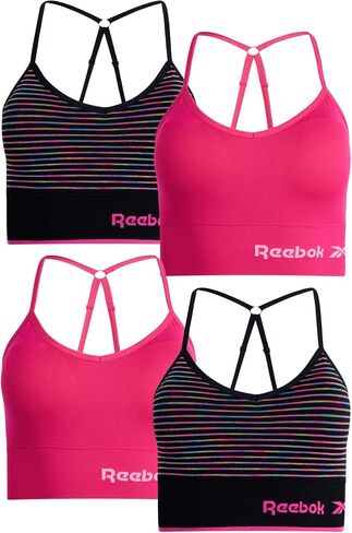 Reebok Women's Bra - Seamless Performance Longline Cami Bralette (4 Pack) in Kuwait