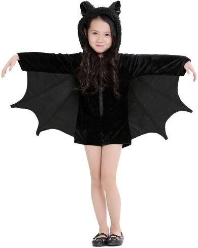 Cuteshower Kids Bat Jumpsuit Halloween Costume for Girls in Kuwait