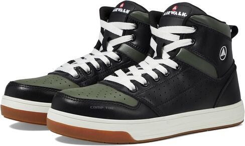 Airwalk Men's Mid Top Arena - Composite Toe, Electrical Hazard- White/Grey-13W in Kuwait