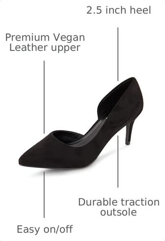 CUSHIONAIRE Women's Parma Dress Pump +Memory Foam, Wide Widths Available in Kuwait