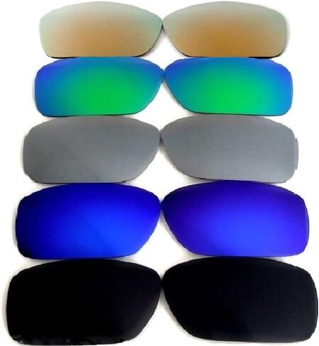 Galaxy Replacement lenses For Oakley Fuel Cell Polarized Black/Blue/Green/Titanium/Red 100% UVAB in Kuwait