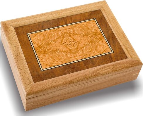 MarqArt Wood Art Celtic Box - Handmade USA - Unmatched Quality - Unique, No Two are the Same - Original Work of Wood Art. A Celtic Gift, Ring, Trinket or Wood Jewelry Box (#2852 Celtic Knot 6x8x2) in Kuwait