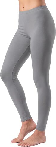 Sexy Basics Women's Buttery Soft Brushed Skinny Pant Long Leggings- Multi Packs in Kuwait