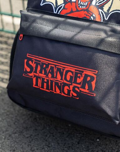 Stranger Things Backpack Kids Teens | Girls Boys Hellfire Club Black Rucksack | Luggage Sports School Bag with Adjustable Straps | Series Merchandise Gifts in Kuwait