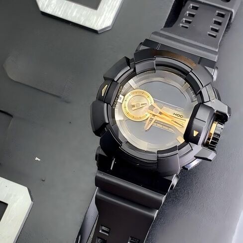MCXGL Replacement for gshock GA-400-1B GA-400 GA400GB Analog digital watch Watchband Men's rubber resin strap in Kuwait
