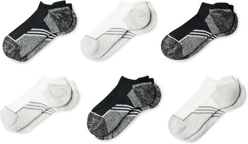 Amazon Essentials Women's Performance Zone Cushion Athletic Tab Socks, 6 Pairs in Kuwait