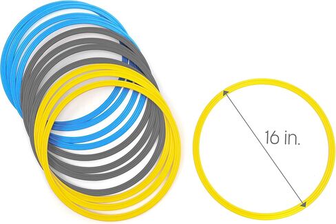 Speed & Agility Training Rings - Set of 12 by Trademark Innovations in Kuwait