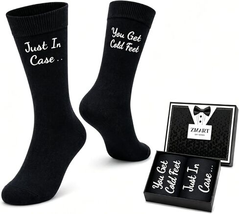 Zmart Funny Dad Gifts Father Of The Groom Gifts for Father in Law Funny Dress Socks Wedding Socks For Men* in Kuwait