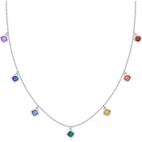 Yearace Choker Necklaces for Women S925 Sterling Silver Sideways Cross/Butterfly/Handcuffs/Infinity Interlocking/Chakra Choker Necklace Dainty Sideways Cross Necklace Jewelry Gift in Kuwait