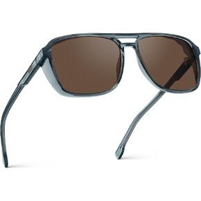 WearMe Pro - Polarized Modern Square Aviator Sunglasses for Men in Kuwait