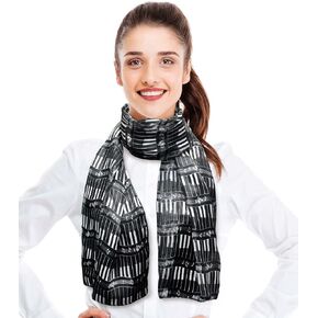 CBC Crown Women's Fashion Music Note Scarf (Various Patterns, Colors) in Kuwait