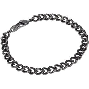 Phiten Carbonized Titanium Chain Bracelet – Corrosion-Resistant, Lightweight, Pure Premium Grade for Sports, Gym, and Athletics for Men and Women, Black in Saudi Arabia