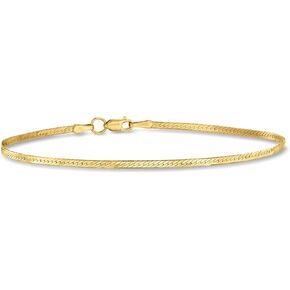 Ross-Simons RS Pure 1.5mm 14kt Yellow Gold Herringbone Bracelet. 7 inches in Kuwait