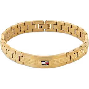 Tommy Hilfiger 2790419 Men's Jewelry Stainless Steel Link Bracelet Color: Silver in Kuwait