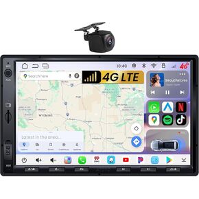 ATOTO S8 Premium 7inch Double-DIN Android Car Stereo, Wireless CarPlay & Android Auto, Dual Bluetooth w/aptX HD, QLED Display,Split Screen, HD Rearview with LRV, USB tethering,SCVC and More, S8G2B74PM in Kuwait